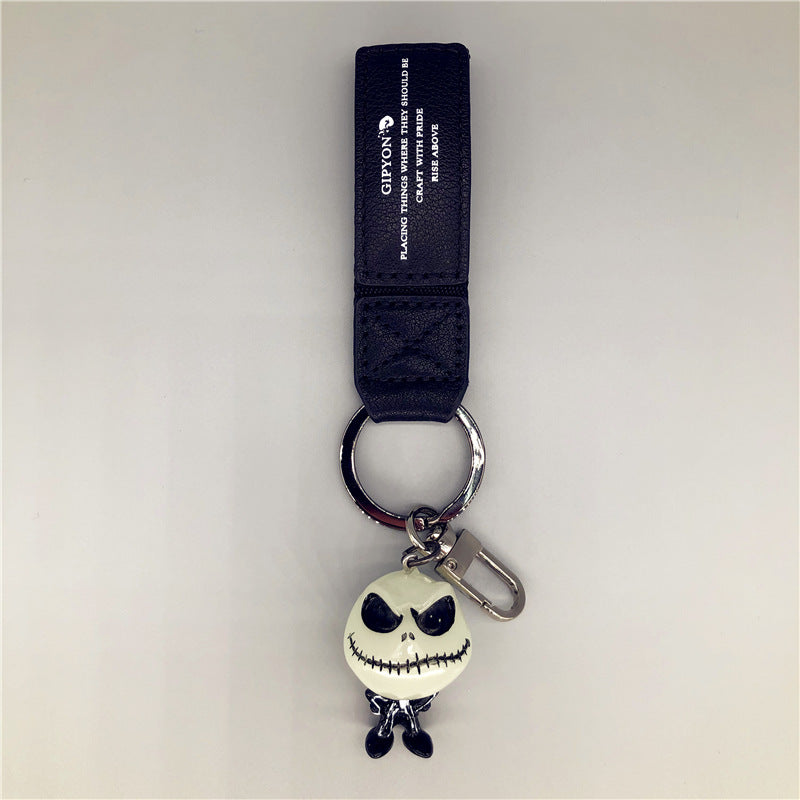drip Skull Keychain