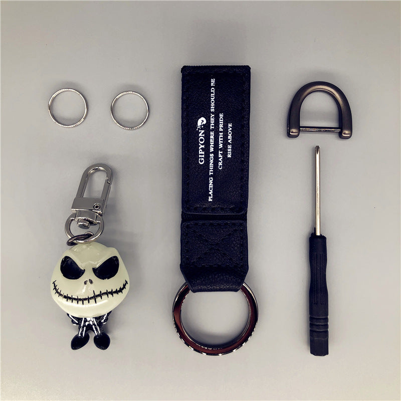 drip Skull Keychain